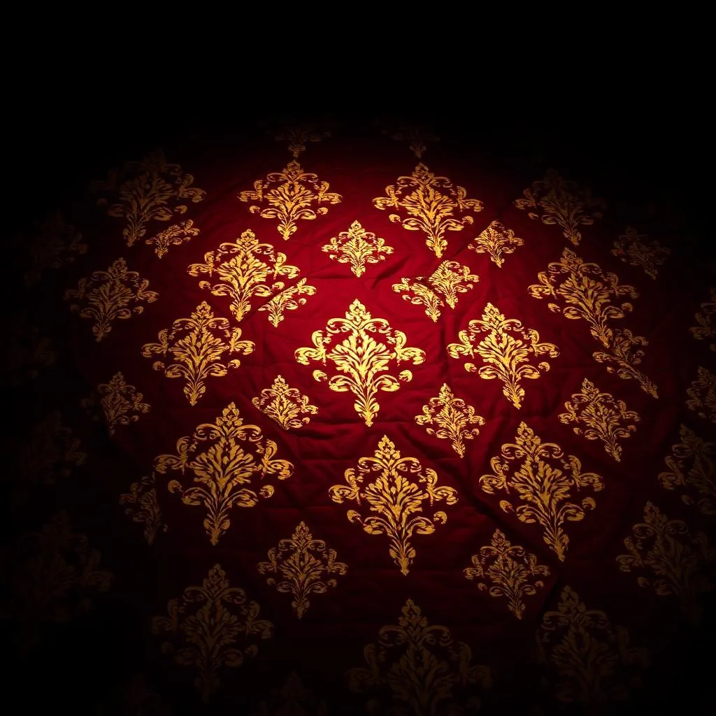Oxblood Damask
